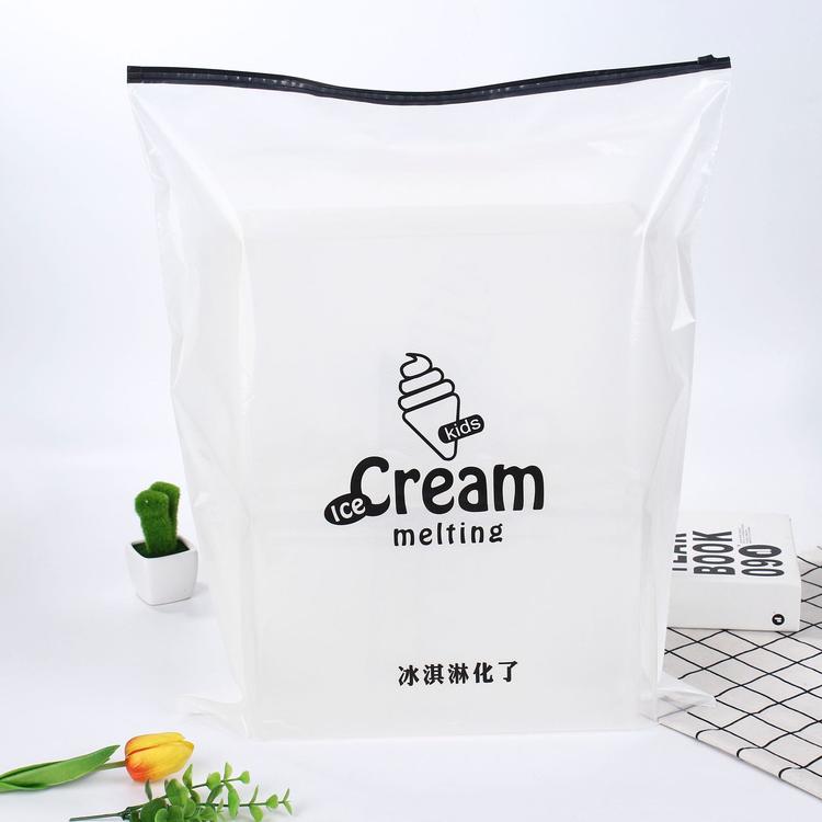 厂家供应多规格宸鑫透明服装吊牌定做 衣服包装袋透明塑料自封收纳袋用logo吊牌定制
