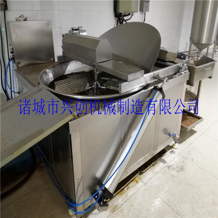 小麻花全自动油炸机 全自动油炸生产线生产厂家