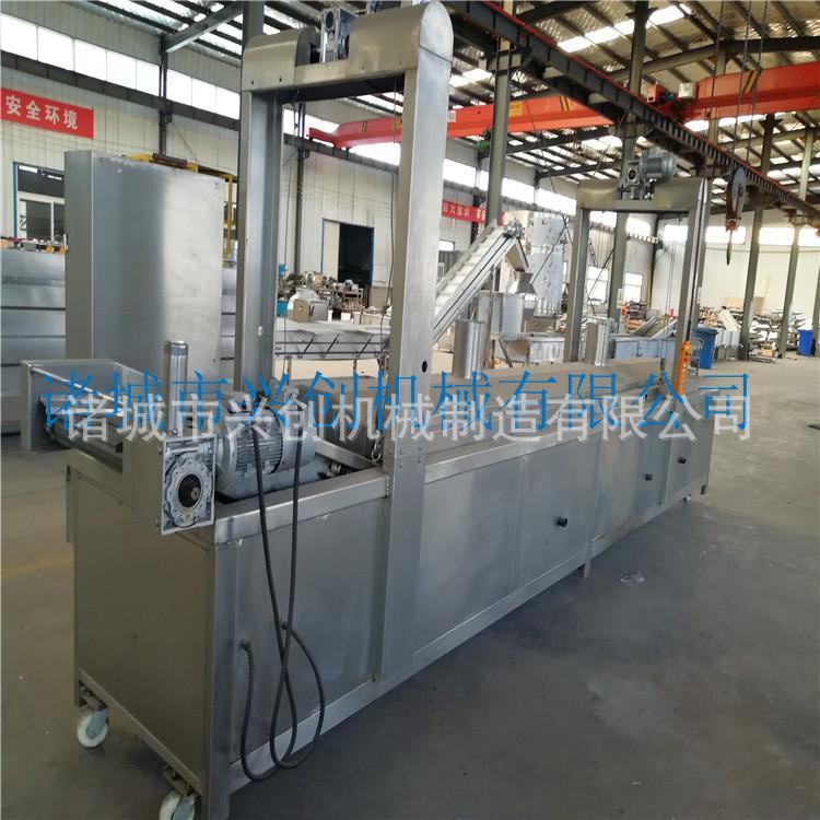 蚕豆油炸流水线 蚕豆加工设备 网红麻花油炸设备参数