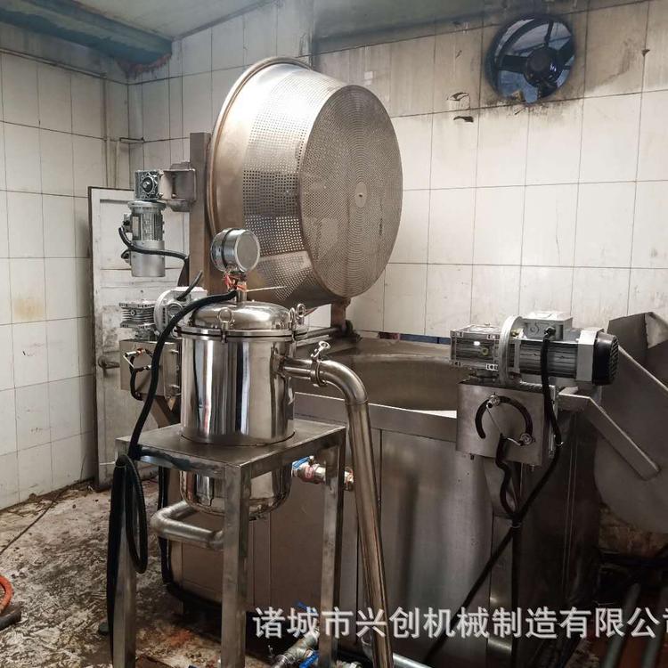 供应猪蹄猪皮油炸设备 全自动油炸锅 油炸锅报价