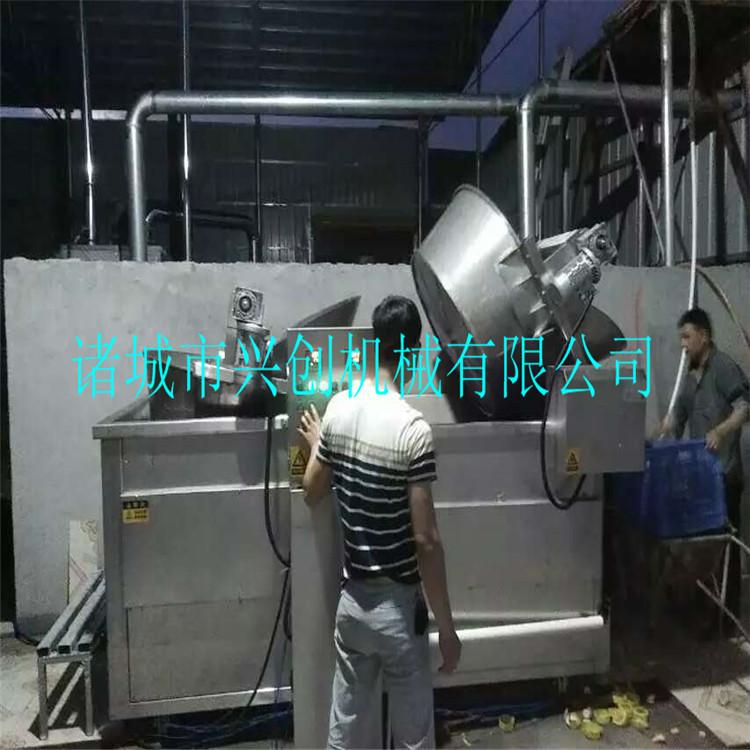 商用花生米油炸电加热-燃气加热锅巴油炸锅-豆泡油炸设备参数