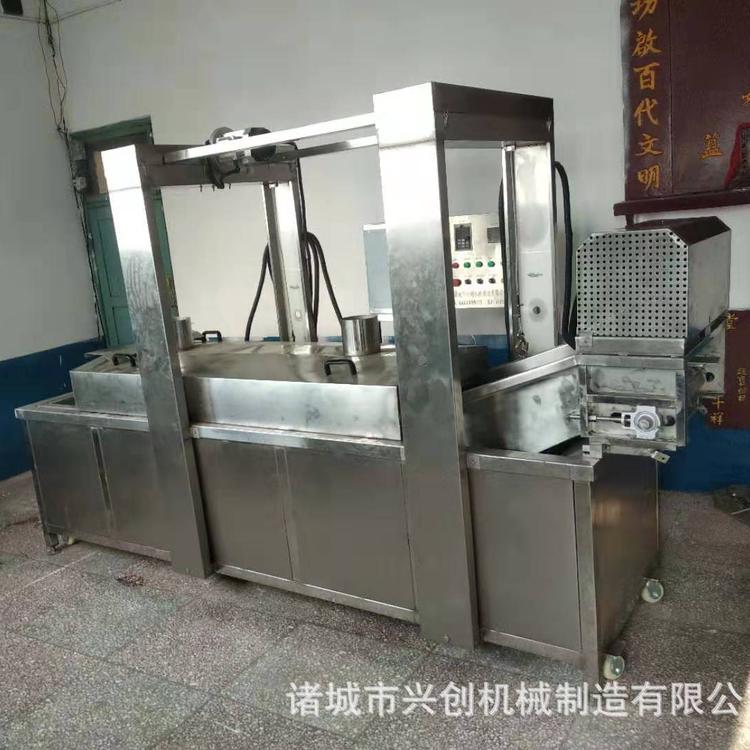 鱼豆腐、油炸上色生产线  麻花油炸机 油炸流水线 油条油炸机