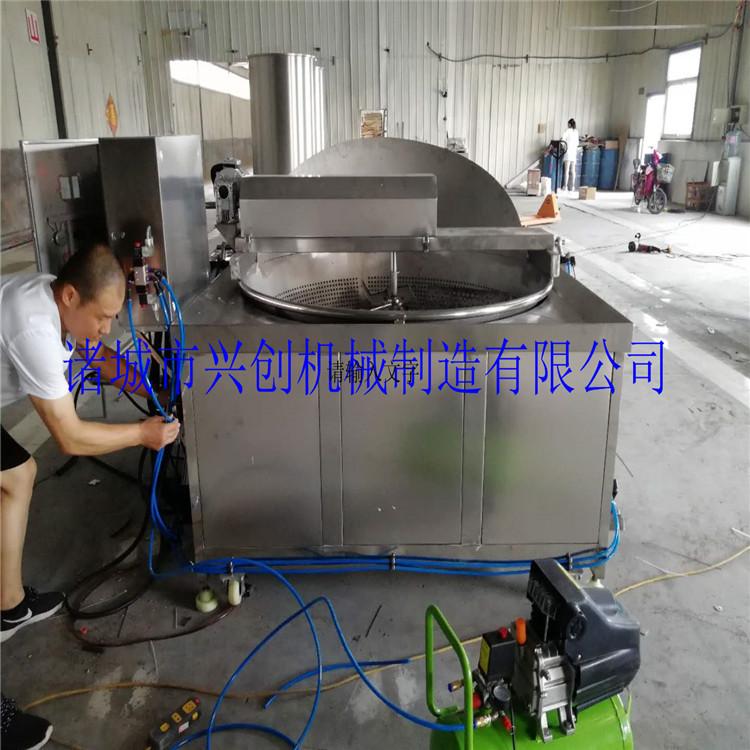 厂家直供鸡米花油炸生产线 自动油炸机 鸡排鸡腿油炸机报价