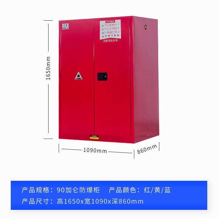 防爆柜工业实验室化学危险品安全储存箱柜液体易燃防火双锁加仑柜