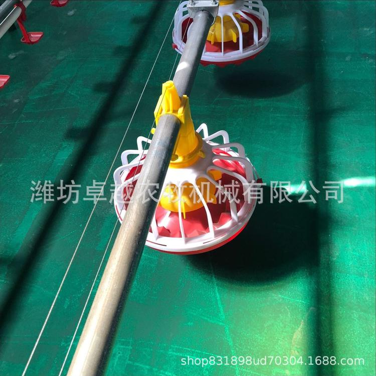 潍坊工厂养鸡饲料线设备 平养鸡全自动化料线水线进口弹簧绞龙