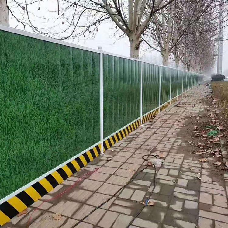 加厚市政建筑工地灰色彩钢铁皮围挡道路交通隔离挡板护栏厂家直销