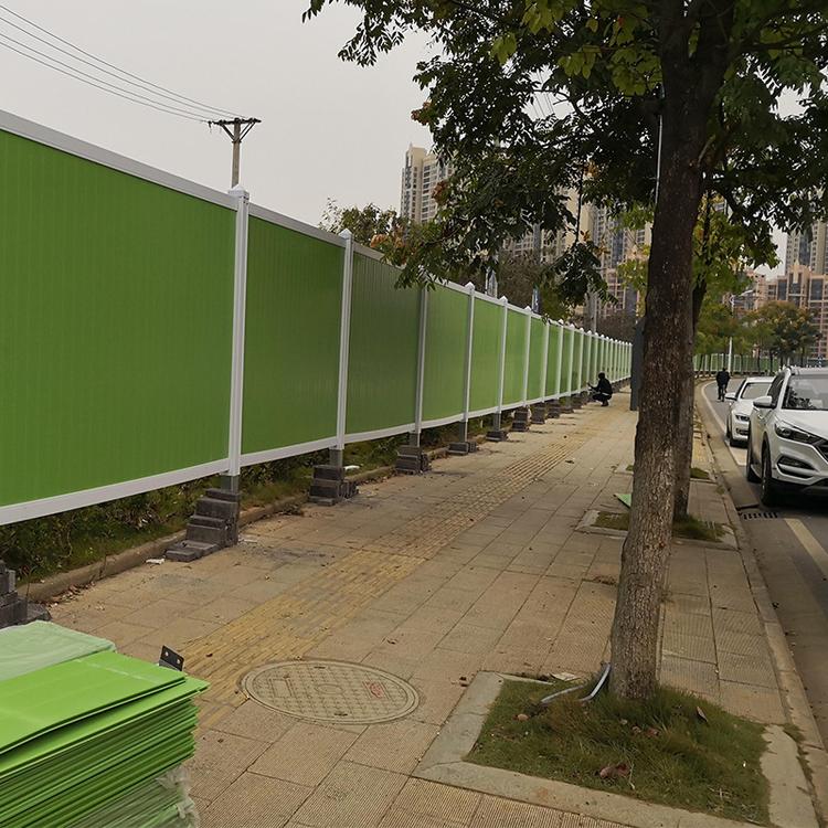 钢结构施工围挡 城市交通市政安全防护围挡 PVC建筑工地施工围挡