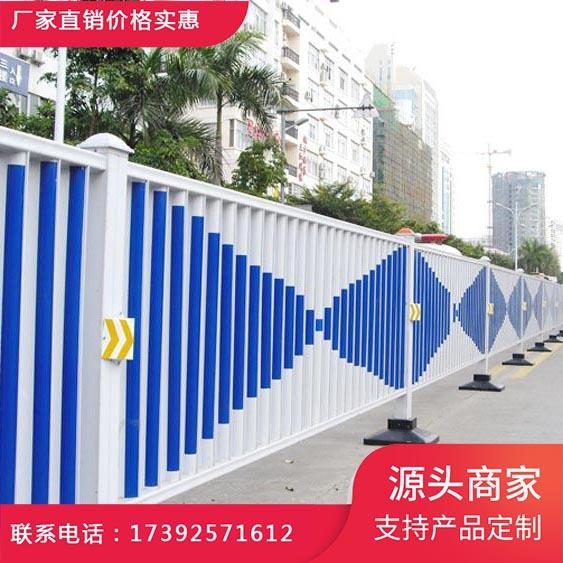 厂家大量热销城市交通防护栏围栏 人行道路锌钢护栏马路隔离栏杆