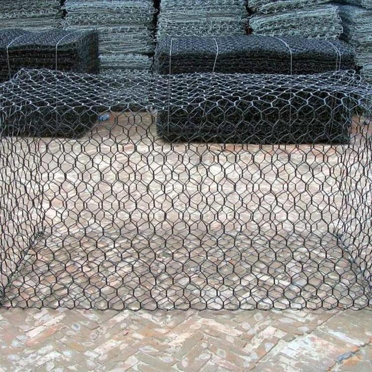 云南昆明建筑外墙河道防护铁丝石笼网  格宾网电焊镀锌石笼网