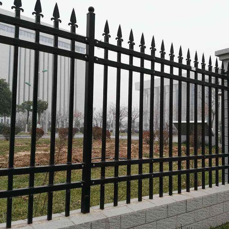 云南昆明 锌钢护栏 学校隔离铁栅栏 小区别墅围墙 安全锌钢护栏