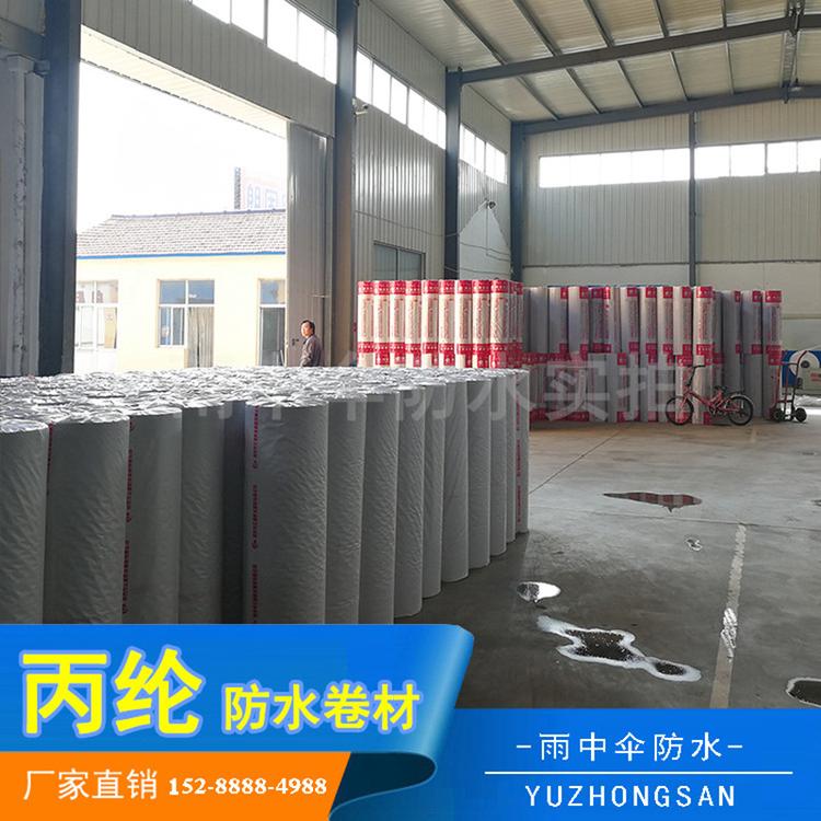 生产批发高分子防水卷材 聚乙烯防水卷材 丙纶耐根穿刺防水卷材