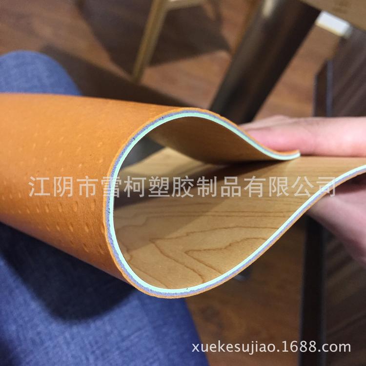 体育馆塑胶运动地板 弹性材料 荔枝纹pvc