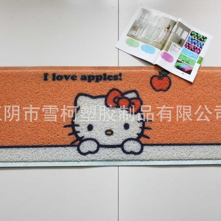 厂家批发喷丝垫加厚防滑卡通客厅茶几地毯卧室地垫脚垫门垫