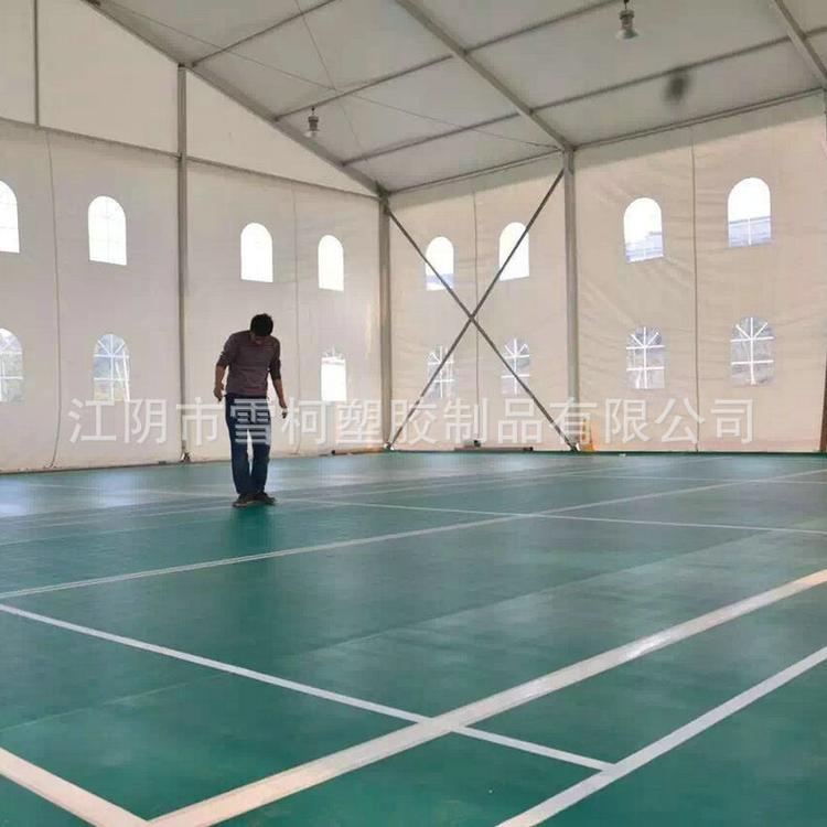 球场弹性运动地板 pvc地胶 乒乓球馆专用地胶  厂家批发安装