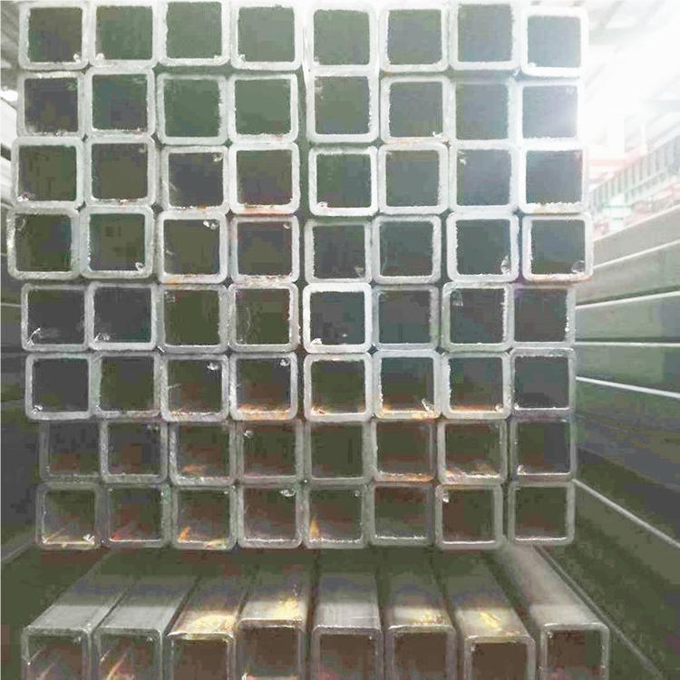 无缝矩形钢管镀锌方管 直缝焊管方矩管镀锌方管 国标镀锌方管