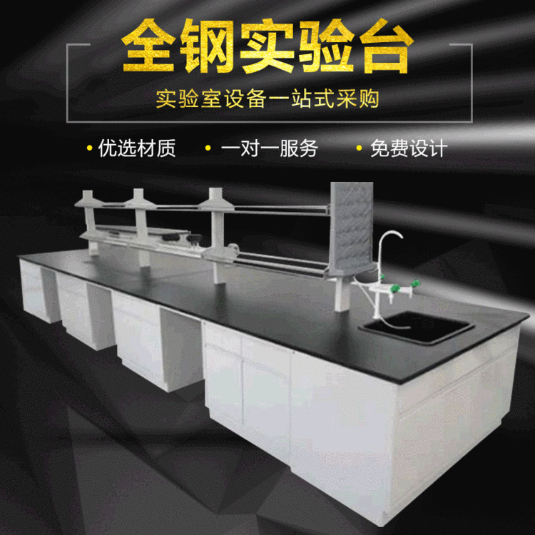 实验台 中央防腐实验台 全钢工作实验台  仁信供应实验室专用实验台