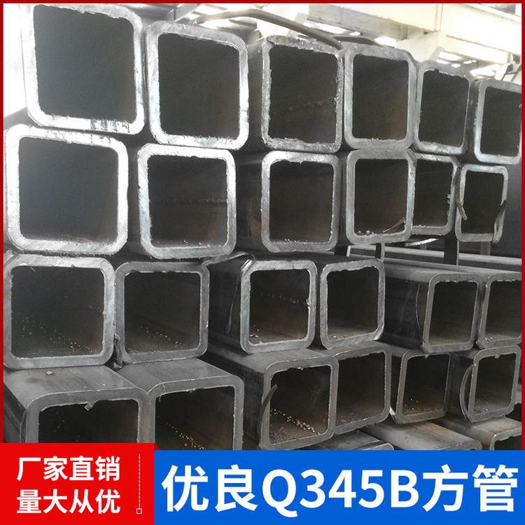 Q345B方管定制工业机械厚壁无缝方矩管空心大口径冷拔挤压方管