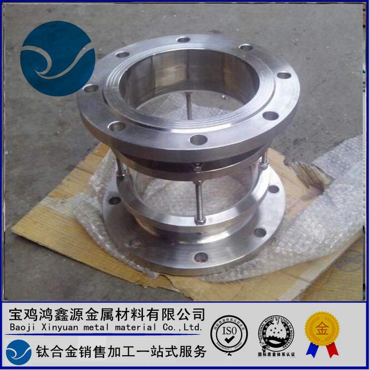 TA2钛环 锻造高强度TC4钛合金圆环 TI6AL4V环状锻造加工 鸿鑫源钛