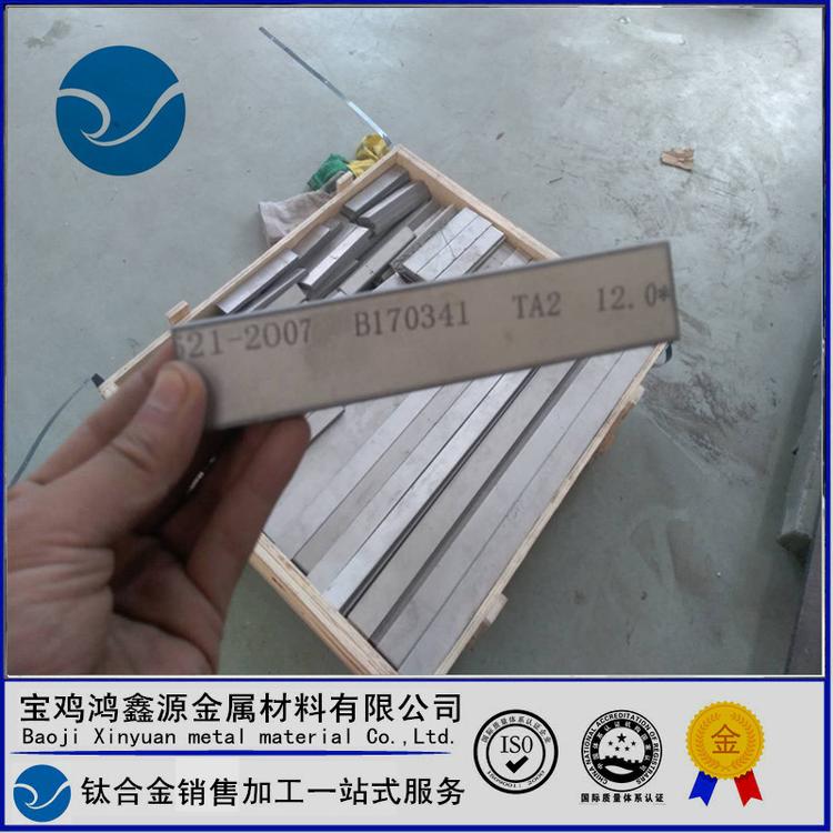 纯钛板 TA2耐腐蚀化工件专用钛板 纯钛小板 可按形状切割 鸿鑫源
