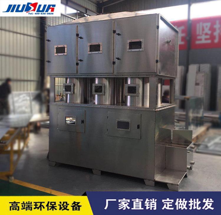 不锈钢方形旋流塔喷淋塔喷漆房漆雾净化设备除尘降温旋流板吸收塔