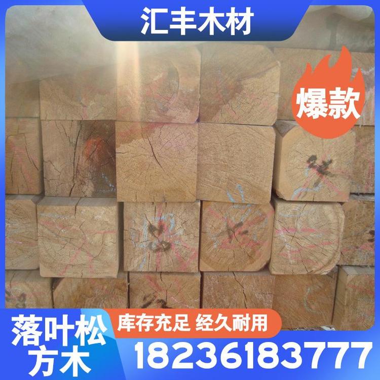 进口木材强 落叶松方木落叶松仿古檩条4M—6M✘16cm以上  板材 落叶松木材厂家价格落叶松原木 白蜡木木材厂家直销实木木材