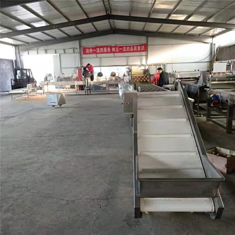食品级304不锈钢-果蔬清洗机- 净菜加工设备生产厂家