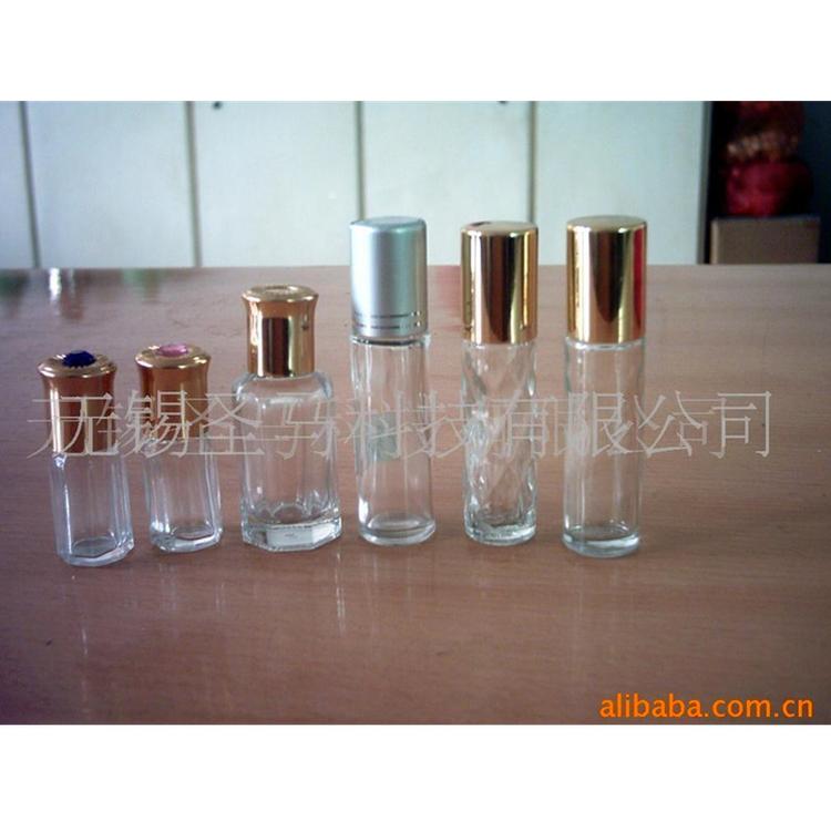 圣马日化包装千秋盖生产基地供应3CC玻璃瓶.滚珠瓶可定制