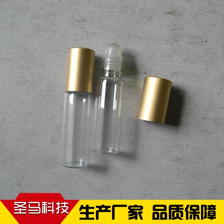 供应8-10c玻璃滚珠瓶 精油滚珠瓶玻璃滴管 嘴唇膏滚珠瓶生产厂家