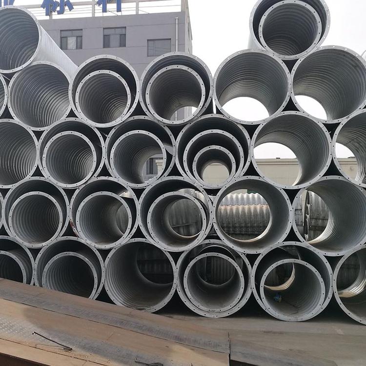 波纹涵管交通桥梁涵洞整装波纹涵管建筑拼装排污管涵西安厂家直销