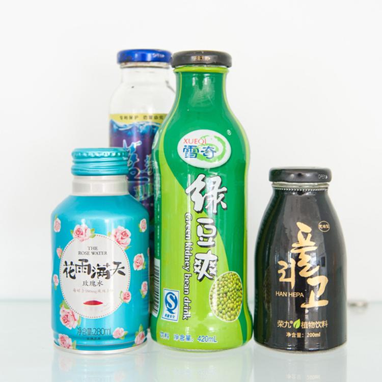 pet塑料标签定制 应用饮料玻璃瓶塑料外包装印刷高品质专业印刷