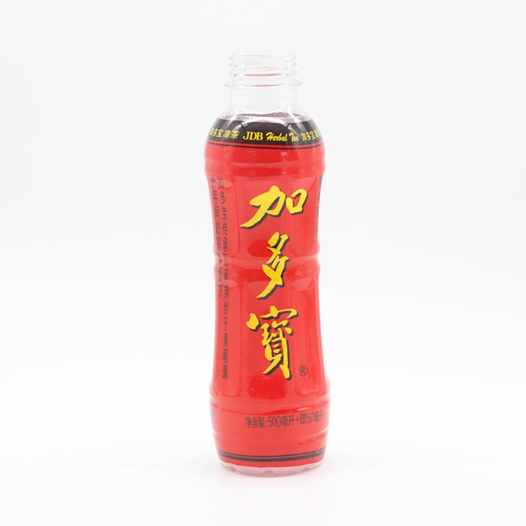 定制pet热收缩标签应用加多宝瓶子塑料外包装日用品包装定制 直销