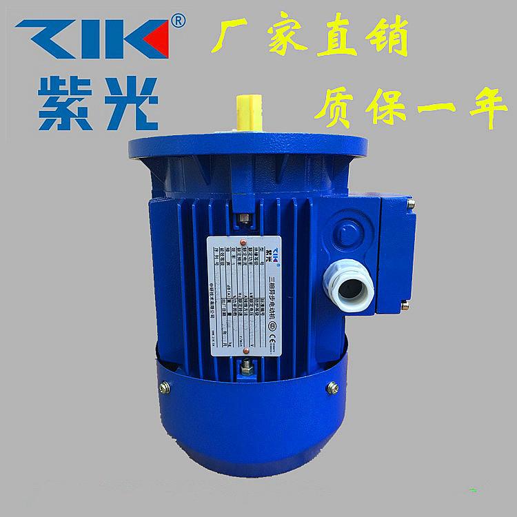 厂家直销变频三相异步电动机 台州清华紫光铝壳减速电机380V