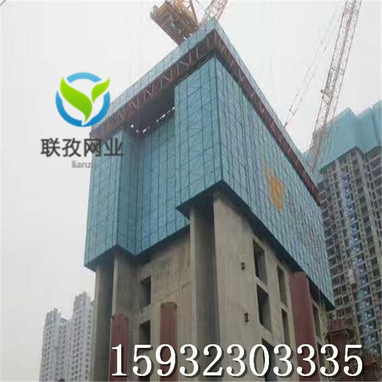 防锈耐磨建筑爬架网片 二次使用建筑防护安全网 高层外围防护厂家