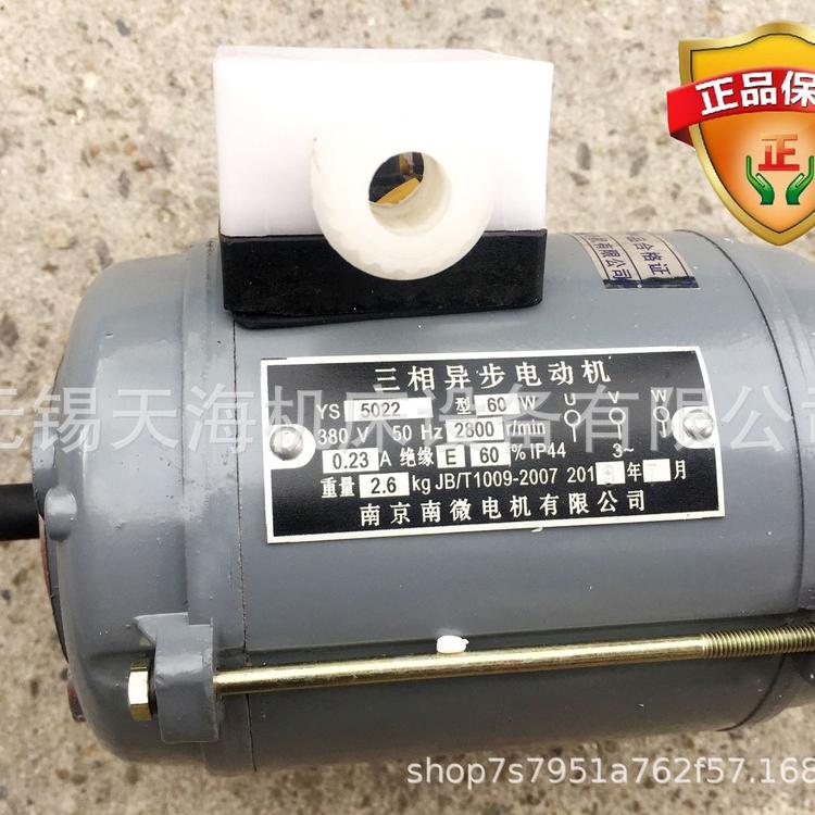 厂家直销正宗南微电机60W2800转三相异步电动机YS5022 南微分立式