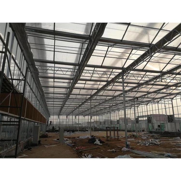 纹络型玻璃温室供应商 山水合温室  玻璃温室报价