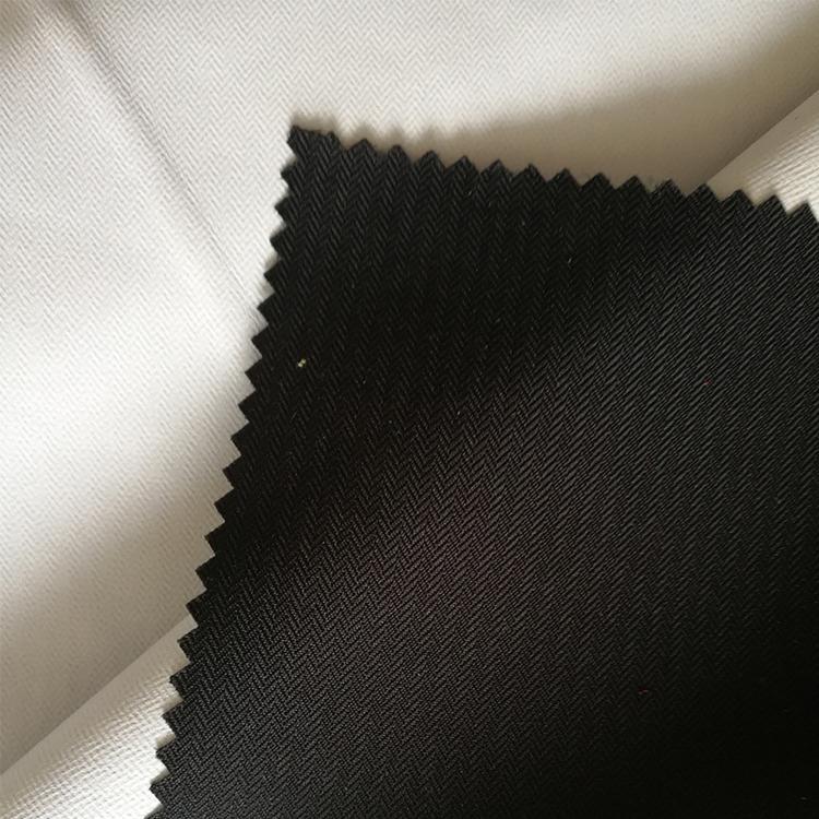 春亚纺贴合白膜高档羽绒服棉风毛呢大衣里料50D涤纶布里布
