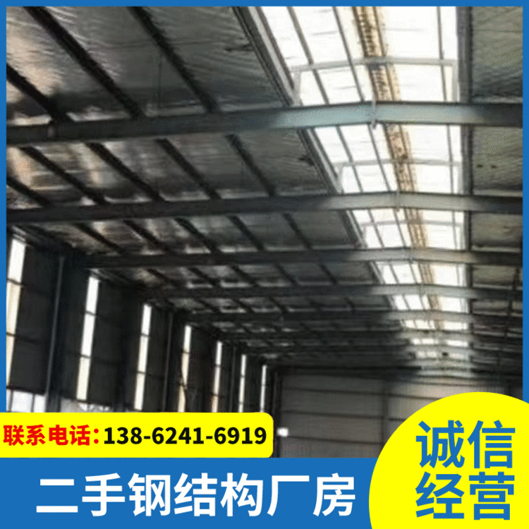 南通钢结构工程厂房长66宽23高7.5开间6米批发旧C型钢结构库房