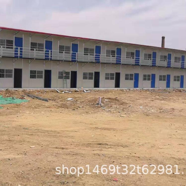 厂家直供双层活动板房K式双层房住人活动房山东活动板房彩钢板房