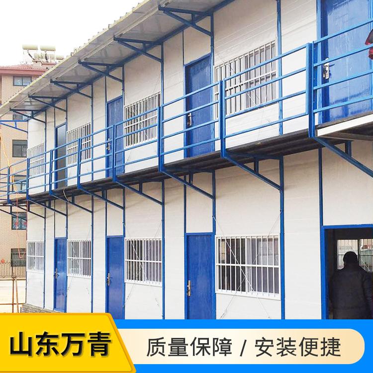 厂家热销简易活动房屋工地临建板房单双层职工宿舍K式活动板房