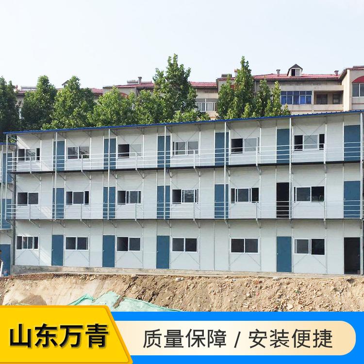 简易轻钢活动房 厂家直供集装箱三层板房 定制临时板房