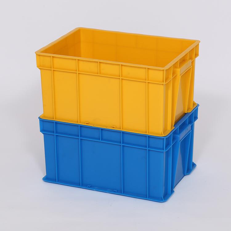 塑料周转箱450*320*235物流箱车间储物箱全新料胶箱可装卡夹
