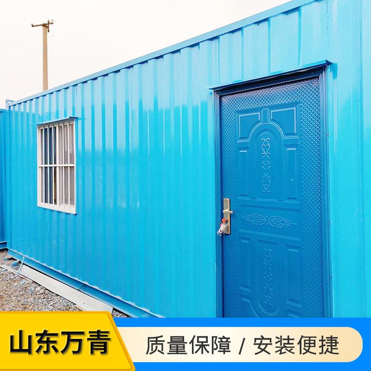 山东厢房潍坊瓦楞厢岗亭定制售货亭钢结构员工宿舍住人厢房材料