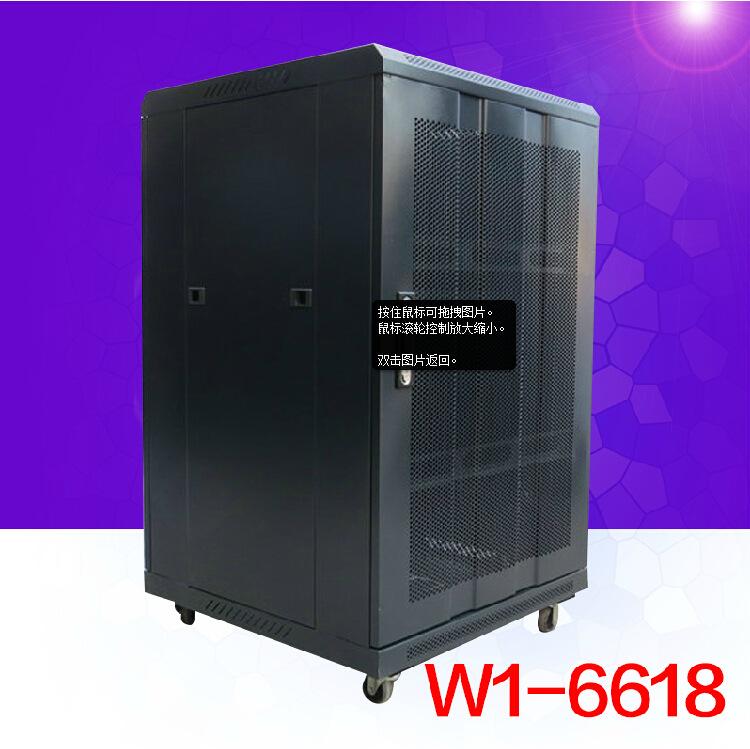 卡梅尔机柜 W16618  18U网络机柜 高1米宽600深600 网门
