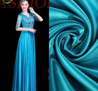 50*75D哑光加捻弹力色丁防皱礼服睡衣绸缎面料色丁布婚庆用品批发