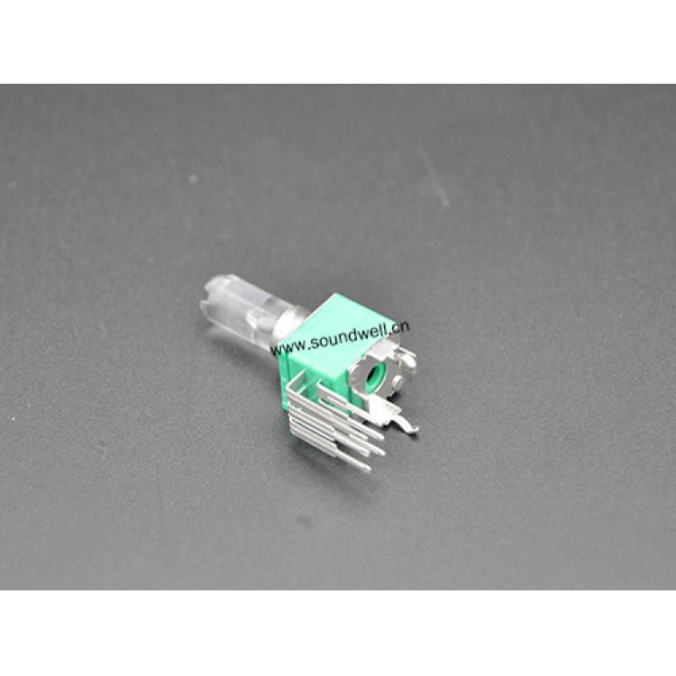 alps≥3.5Kgf1KΩ＜R＜1MΩ±20%；1KΩ≥RorR≥1MΩ±30%09型电位器led rk09型电位器