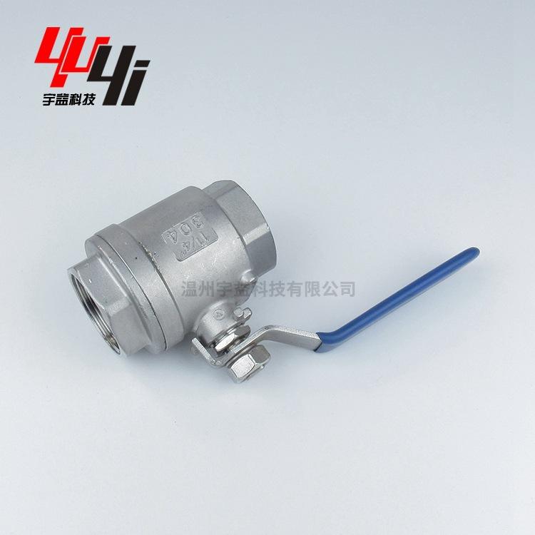 现货供应宇益不锈钢一片式广式球阀 一片式内螺纹球阀产品质量好 价格美丽