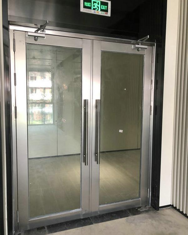 四川省广元市隔热防火玻璃门,南充市不锈钢防火玻璃门