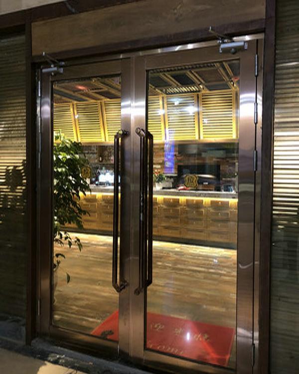 四川省宜宾市不锈钢玻璃防火门 内江市玻璃隔热防火门