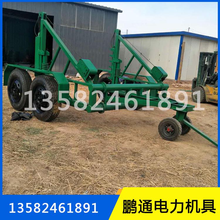 小型电缆放线车 多功能线缆盘收放线车 机械电缆炮车