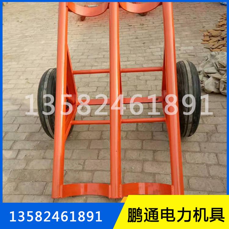 电力施工电线杆运杆车_厂家直销拖杆炮车拉杆车_单双电杆运输车
